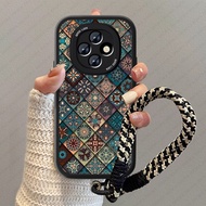 Rhombus Totem Suitable for oppoA6pro Phone Case New Style 0pp0a6GT Simple Lambskin opop5G All-Inclus