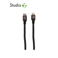 TECHPRO USB-C to Lightning 20W 1M TP-C02 - Nylon Black/Gray by Studio 7