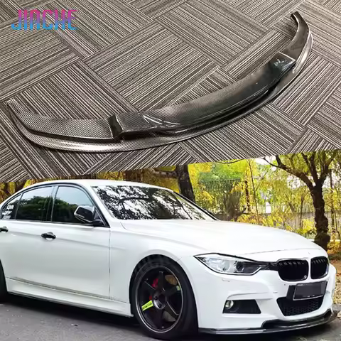 JIACHE Carbon Fiber Front Bumper Lip Spoiler For BMW 3 Sereis F30 F35 M Sport 320i 325i 328i 330i 33