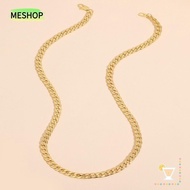 ME 18K Gold Necklace, Metal Multiple Sizes Gold Plated Necklace, Fashionable Gold Plated 18K Gold Gold Plated Bracelet Unisex
