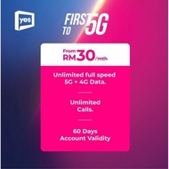 999GB SIMKAD YES PREPAID UNLIMITED 4G 5G
