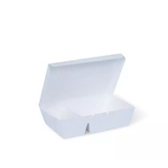 Laminated Paper Meal Box 2 Divisions 50pcs