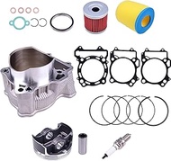 Big Bore Cylinder Piston Gasket Top End Kit Compatible with Suzuki LTZ 400 434cc 2003-2013, DR-Z400 
