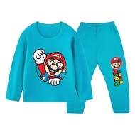 Super Mario Kids Pajamas Set Comfortable Durable 1-10 Years 33