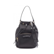 【二手】Prada PRADA 手提包 LOGO JACQUARD Logo Jacquard 2WAY 1BH097 黑色帆布皮革 Logo Jacquard 水桶包 女士 二手 A