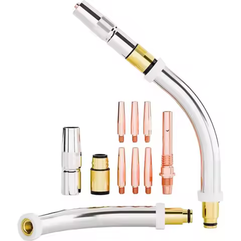 OTC350A Automatic Welding Robot Welding Gun Accessories, Conductive Nozzle, Connecting Rod, Bent Pip