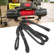 Nearbeauty Winch Rope Extension  26455lbs Breaking Strength Towing Ropes 1/2in X 6.56ft for Off Road
