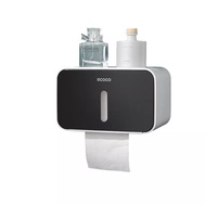 COLOGO ecoco Waterproof Wall Mounted Toilet paper holder Roll Paper Tube Storage Box