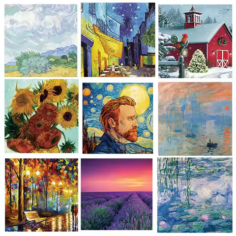 Van Gogh Sunflowers 150 Mini Test Tube Puzzle World Famous Painting Series Travel Puzzle DIY FrameYC