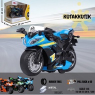 Yamaha YZF-R1 Moto Bike Motorcycle MY66 Diecast Racing Sport Motorcycle Toy for Children 1:14 Scale