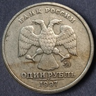 Official Logistics Directly Reach Genuine Coins Russia 1 Ruble Double-Headed Eagle 21mm Foreign Coin