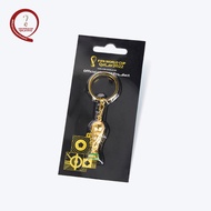 FIFA Officially Authorized 2022 Catal World Cup Football Souvenir Fan Merchandise Trophy Keychain Gi
