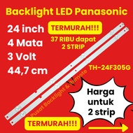 MATA PANASONIC 24 INCH LED TV BACKLIGHT 4 EYES 3 VOLT TH24F305G 24F305G TH 24F305G 4 LED