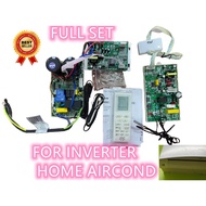 Inverter split unit Dc Inverter Aircond Pcb Universal Pc Board Penyaman Udara ( Indoor + Outdoor )1 Set Unit AC INVERTER