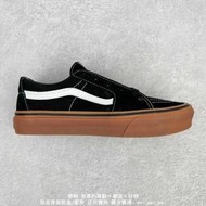 Vans SK8-Low黑色復古街頭生膠滑板鞋 休閒鞋 帆布鞋 男女鞋 免運
