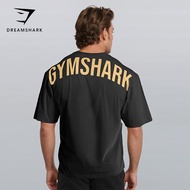 Gymshark Shark Sports T-Shirt Summer Printed T-Shirt Pure Cotton Short Sleeve