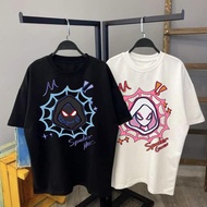 {UNIT PRICE} Spiderman Z1 Miles And Gwen Viral Couple T-shirt Spiderman Couple T-shirt/ Men's And Wo