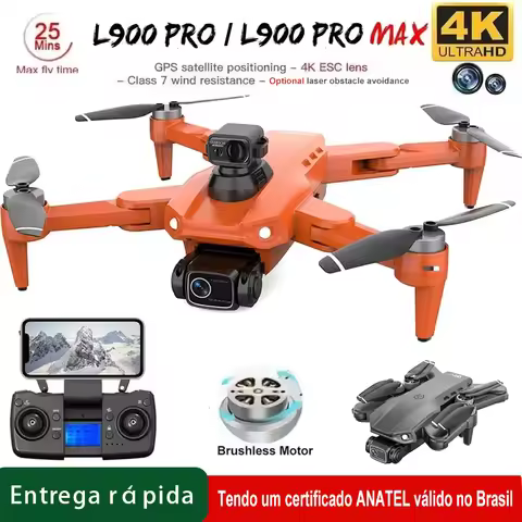 L900 Pro MAX / L900 PRO GPS Drone 4K Professional HD Dual Camera 5G Wifi 360° Obstacle Avoidance Bru
