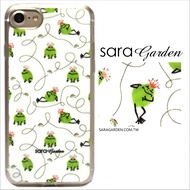 【Sara Garden】客製化 軟殼 蘋果 iphone7plus iphone8plus i7+ i8+ 手機殼 保護套 全包邊 掛繩孔 青蛙旅行小蛙