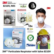 3M 8210V (10pc/box) Particulate Respirator with Valve N95