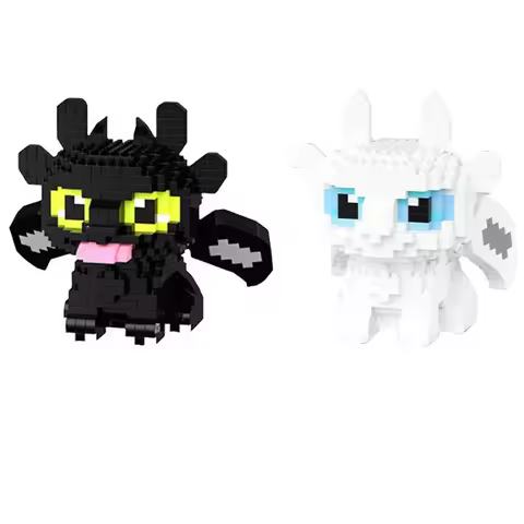 2026 New Building Blocks Animals Toys How to Train Your Dragon Microes Blocks Action Figures Hallowe