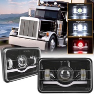 4''x6" inch LED Headlight for Freightliner FLD 112 120 Peterbilt 379 378 357 for Kenworth T400 T600 