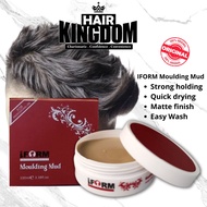 IForm Moulding Mud (100ml) Men Hair Wax Clay Styling [Easy Wash / Extra Strong Hold / Anti Hair Loss