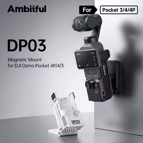 Ambiiful DP03 Magnetic Mount Osmo Pocket Accessories for DJI Osmo Pocket 4P /Pocket 4 /Pocket 3