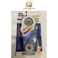 Scissor eraser pen, eraser pen, tape eraser pen with replacement refill.- Thu Thao Stationery
