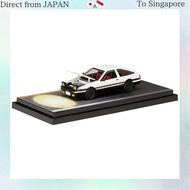 HJ64 1/64 Toyota Sprinter Trueno GT APEX (AE86) / Initial D engine model VS Kyoichi Sudo finished pr