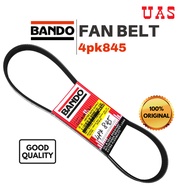 Bando Fan Belt 4PK 845 applicable For EK3/SO4 1.5SOHC EK9 1.6DOHC RD1 2DOHC CIV'96 P/G405 MATLC1.6