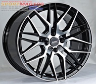 ล้อแม็กซ์ใหม่ SSW S348 Vorsteiner 4รู100 ET38 ดำหน้าเงา 8-17นิ้ว(19722)