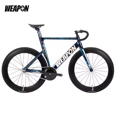 Bullet-Pro Elite Complete Fixed Gear Bike 700C Lightweight Aluminum Frame Carbon Fork Single Speed T