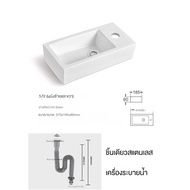 อ่างล้างหน้าแบบติดผนังขนาดเล็กพิเศษอ่างล้างหน้าแบบแขวนผนังขนาดมินิสำหรับเด็กห้องน้ำระเบียงอ่างแขวนขน