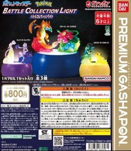 順豐包郵 一套三款 Bandai Pokémon Battle Collection Light 扭蛋 發光對戰扭蛋 噴火龍奇異花 比卡超路卡利歐 夢夢超夢夢 夢幻ptcg ma Pikachu 公仔