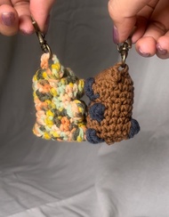 客制小禮物 鉤織磁石親親小熊鑰匙扣 包包掛飾