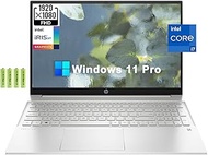 HP 2023 Pavilion 15 Business Laptop[Windows 11 Pro], 15.6 FHD Display, 13th Gen Intel 10-Core i7-1355U, 64GB RAM, 2TB PCIe SSD, Intel Iris Xe Graphics, Numeric Pad, Wi-Fi 6, HDMI, w/Battery Silver