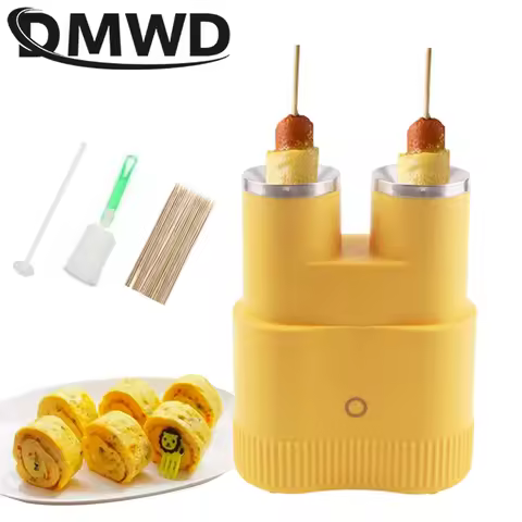 Automatic Rising Electric Egg Roll Maker Cup Double Omelette Master Fried Eggs Sausage Hot Dog Rolle