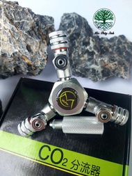 Van chia Co2 3 đầu Mufan và tinh chỉnh CO2 Mufan dùng cho bể thuỷ sinh bể cá