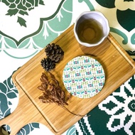 圓滾滾杯墊 ∣ 旋轉木馬