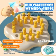 Memory Match Stick Chess Game 3D Puzzle Wooden Chess Montessori