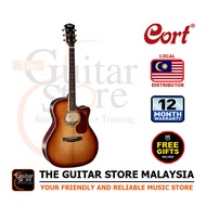 Cort Gold-A8 Full Solid Acoustic Guitar With Deluxe Gigbag - Light Burst (GoldA8 / Gold A8)