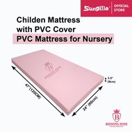 Children Mattress with PVC Cover (Size 60cm x 120cm x 9cm) Tilam PVC Taska, PVC Mattress for Nursery
