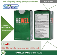 HEWEL [Hộp 30 viên] - Viên uống hỗ trợ giải độc gan hạ men gan gan nhiễm mỡ [ECO GREEN]