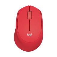 Logitech 羅技 M331 靜音無線滑鼠/USB(紅)