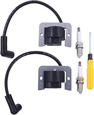 MOTOKU 25 584 14-S Ignition Coil Module and Spark Plug for Kohler CV740 CV750 SV541 SV591 SV601 CH74