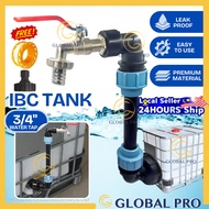 3/4" IBC Outlet Gooseneck Tap Faucet Adapter IBC Container Adapter For Water IBC 3/4 Inch Tap Adapte