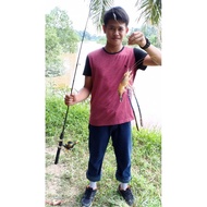 Mata Kail Carbon Udang Galah Jenggo Handmade Modified Udang Galah Hook  carbon Shrimp Fishing Rod