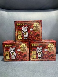 全新未拆 Bearbrick be@rbrick bape 招財貓新年 達摩 100% not 1000%