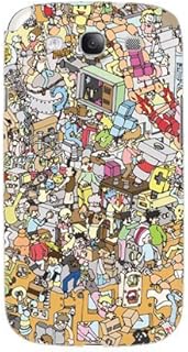 SECOND SKIN Kitamura Ryotaro"Clutter City-HiMiTu Lab" / for Galaxy S III SC-06D/docomo DSCGS3-ABWH-1